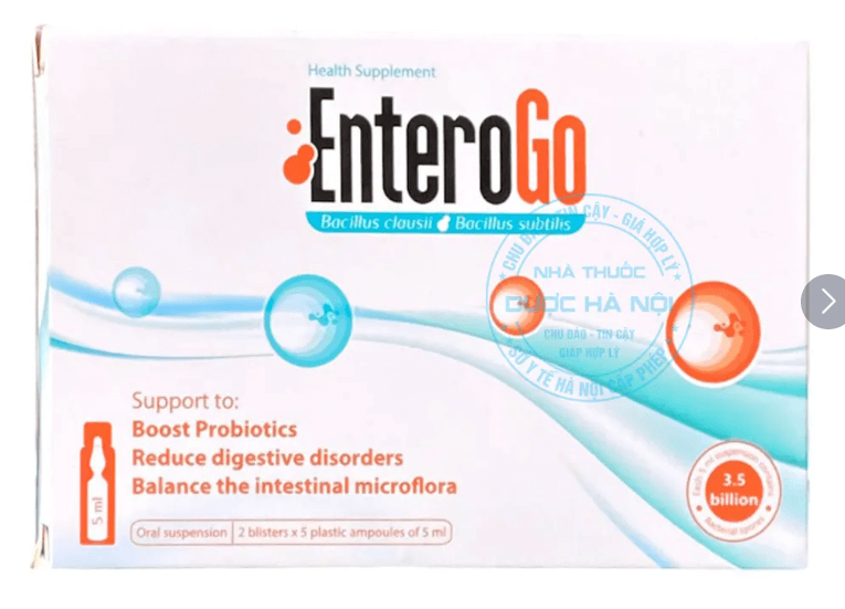 Men tiêu hóa EnteroGo hỗ trợ làm giảm rối loạn tiêu hóa và tăng cường sức đề kháng